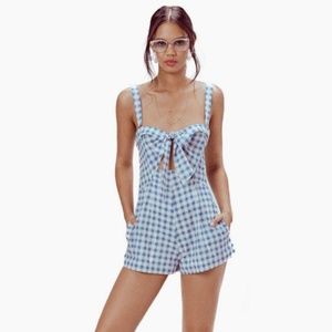 For Love & Lemons Dixie Bow Romper